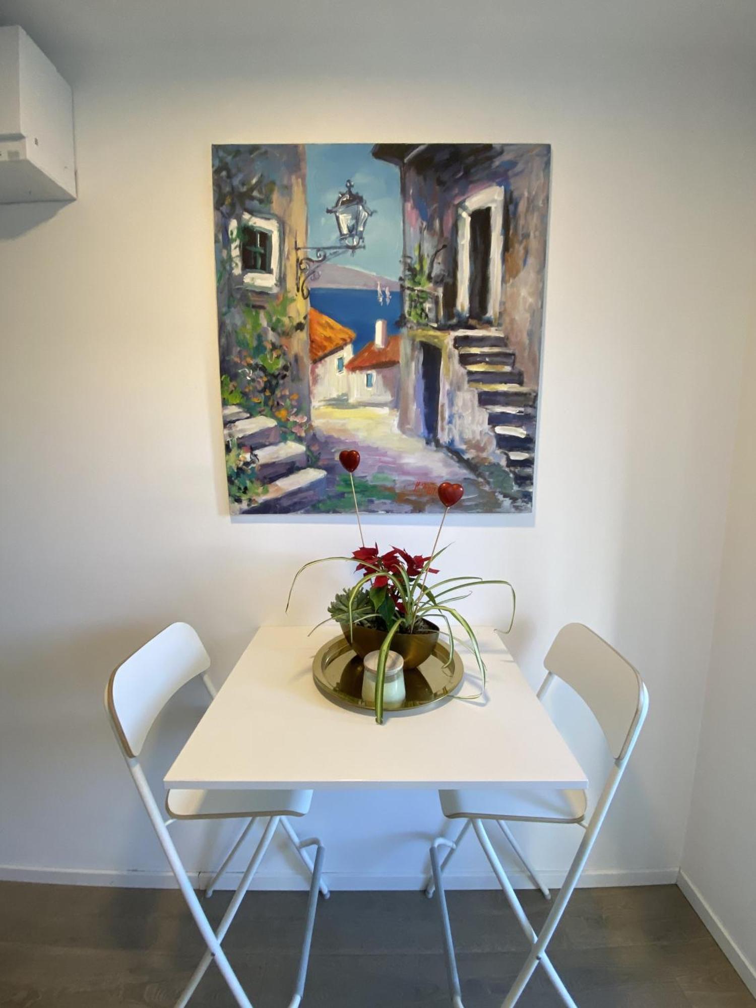 Studio Apartment Rosa Krk Krk Town Bagian luar foto